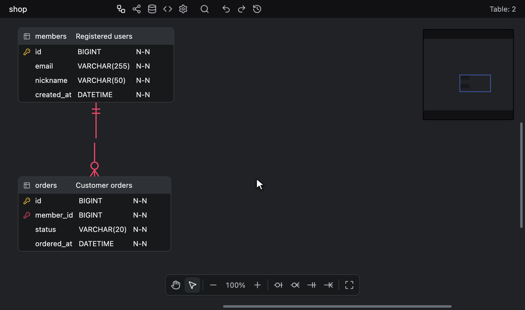 Duplicating a table with Alt + drag, then Alt + click for another copy down and to the right
